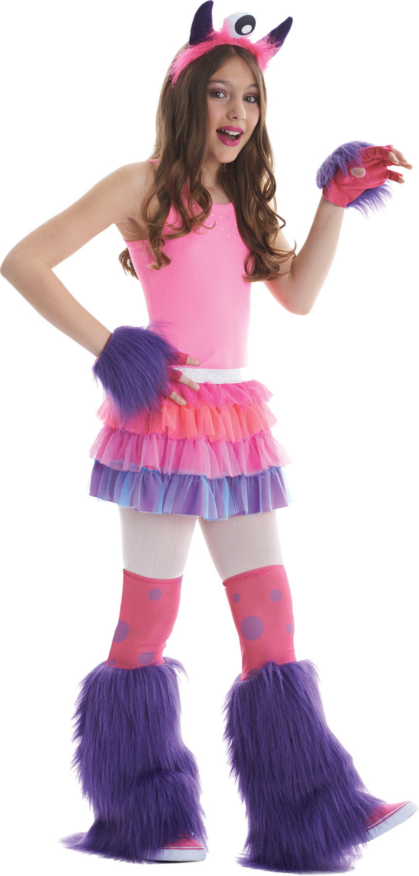 Boys | Kid's Purple Monster Costume Kit