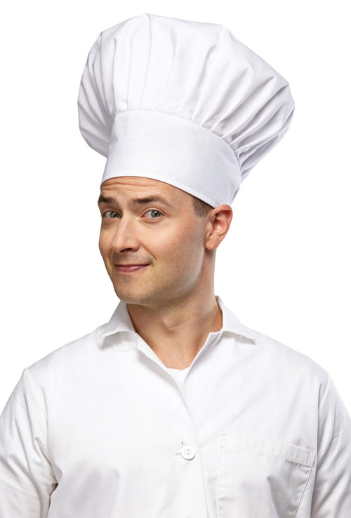 Adults White Chef Hat