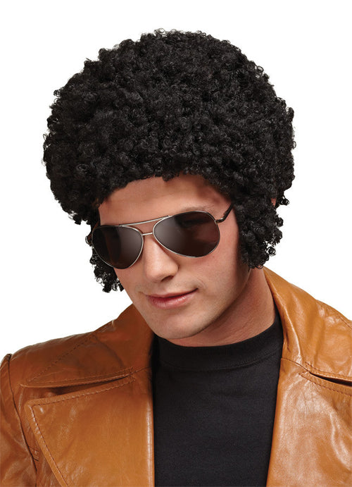 Black Tight Curl Afro Wig