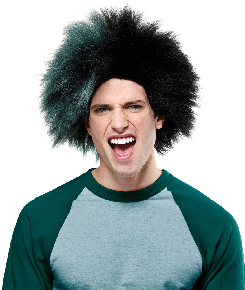 Sports Fun 2-Tone Wig | Green-Dark