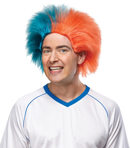 Sports Fun 2-Tone Wig | Teal
