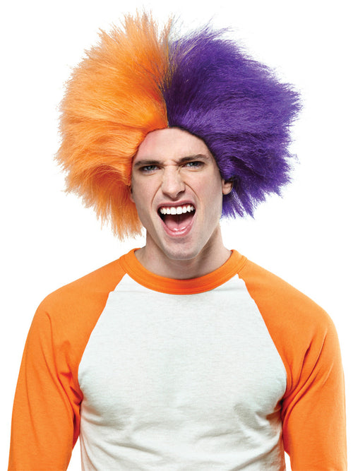 Sports Fun 2-Tone Wig | Purple