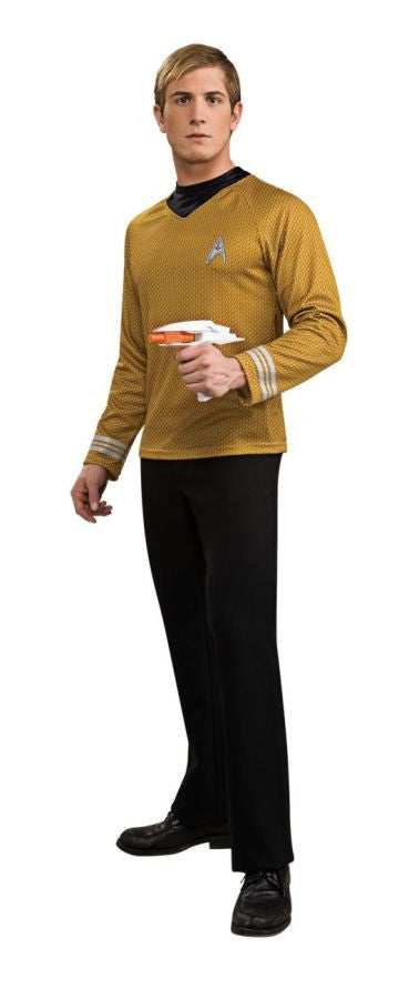 Star Trek Movie Deluxe Gold Shirt Adult Men's Costume - Extra Large 44-46