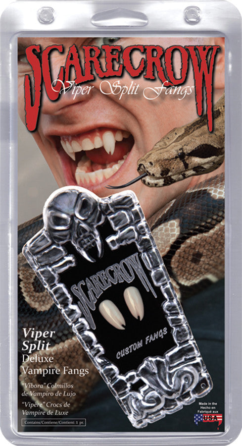 Scarecrow Viper Split Vampire Fangs