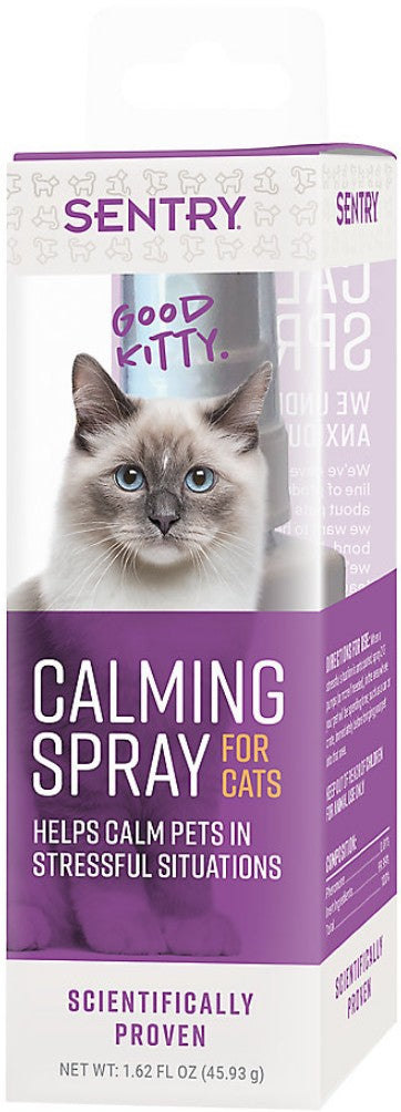 Sentry Calming Spray for Cats Helps Calm Pets in Stressful Situations