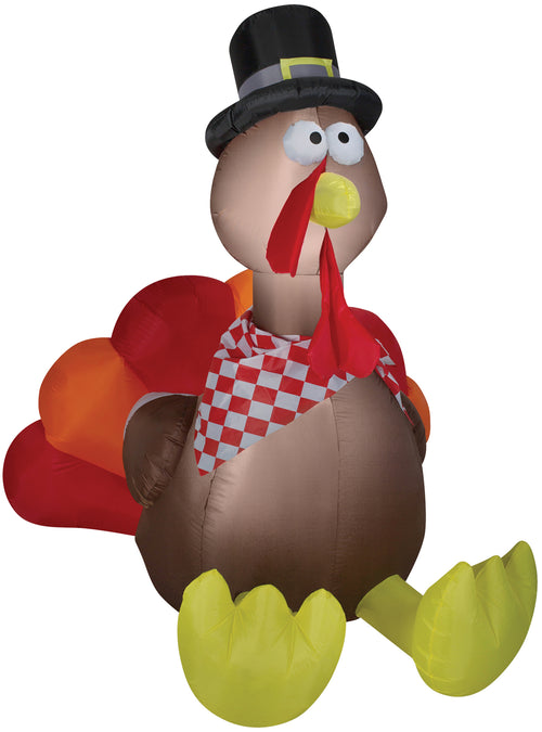 72" Blow Up Inflatable Turkey Outdoor Yard Decoration | Halloween Decoration