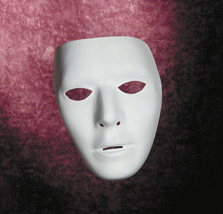 Adults Blank Male Mask