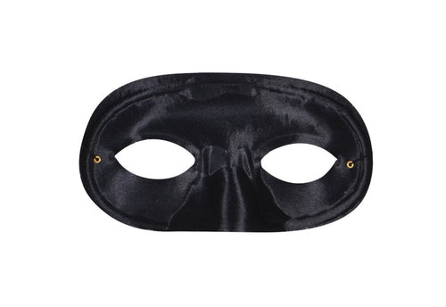 Black Domino Half Mask