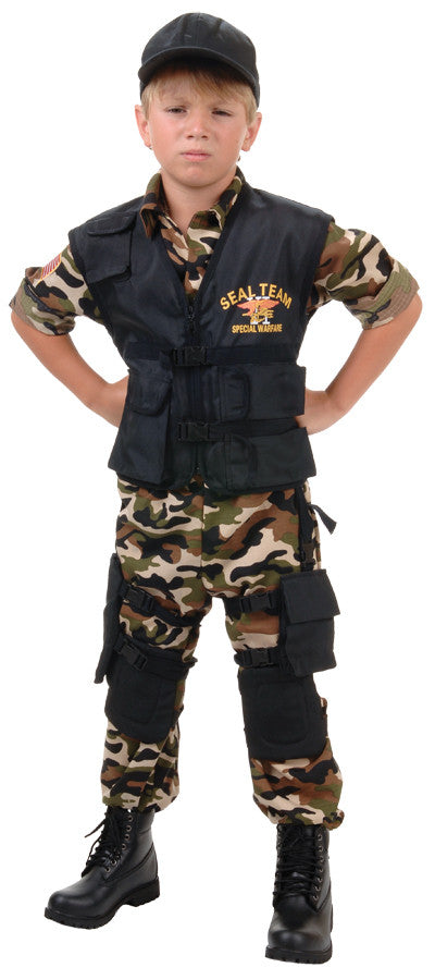 Boys Seal Team Costume - Large