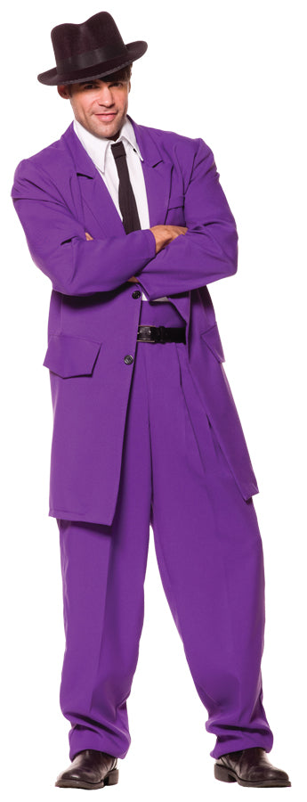 Mens Purple Zoot Suit Costume