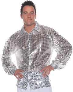Silver Sequin Shirt Adult One