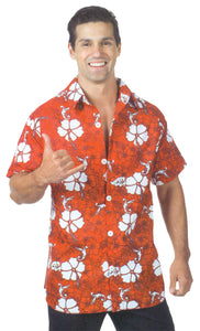 Hawaiian Shirt Red Ad One Size