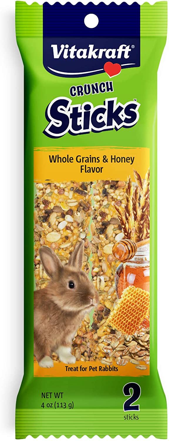 Vitakraft Rabbit Crunch Sticks Whole Grains and Honey
