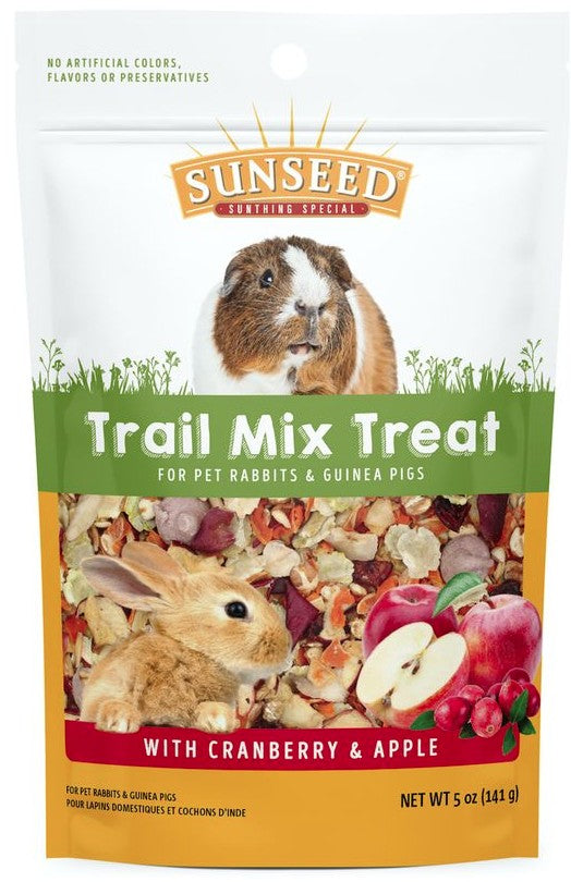 Sunseed Trail Mix Treat with Cranberry and Apple for Rabbits and Guinea Pigs