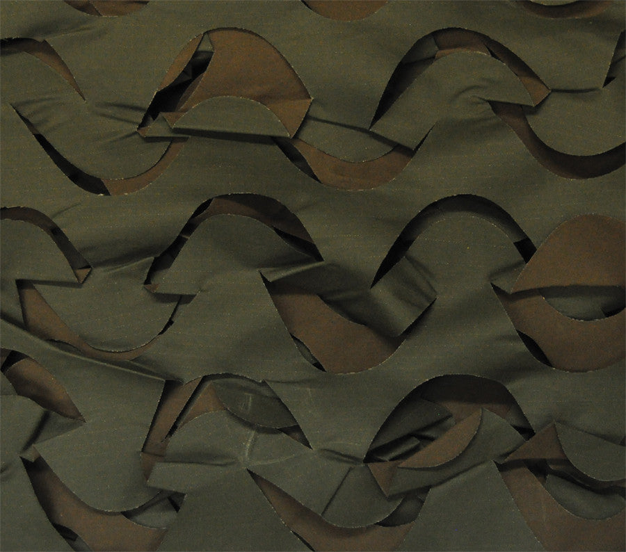 Large Green & Brown Camo Net