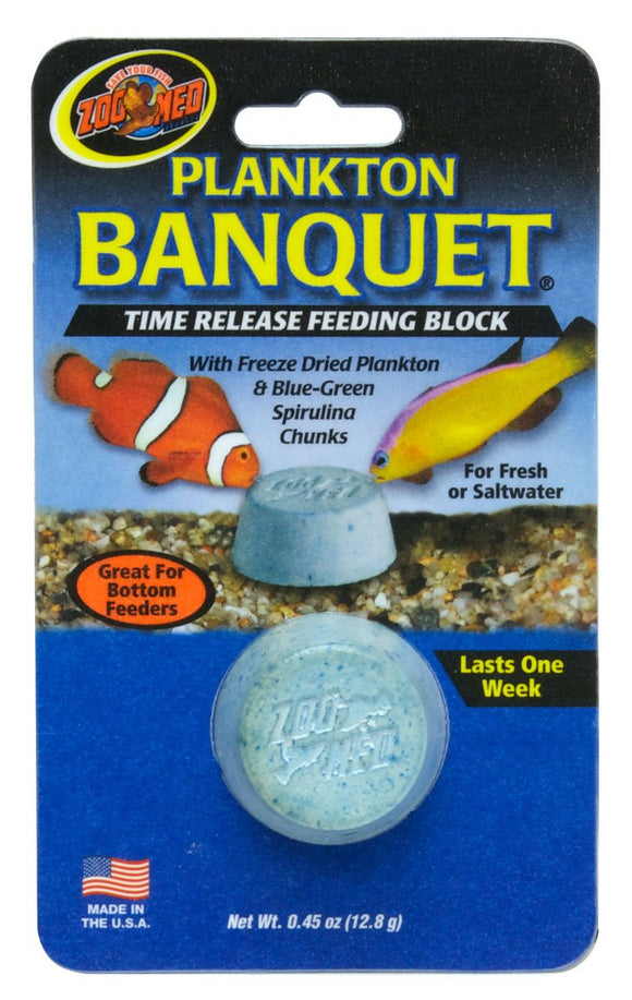 Zoo Med Plankton Banquet Time Release Feeding Block