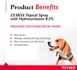 Zymox Topical Spray with Hydrocortisone for Dogs and Cats
